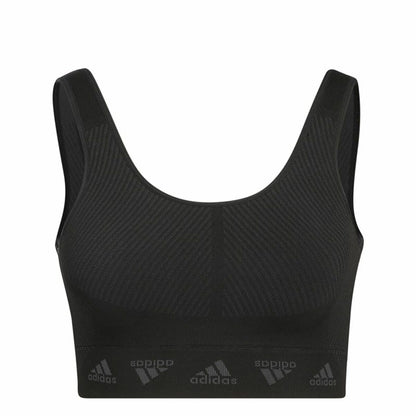 Sports Bra Adidas Aeroknit Black