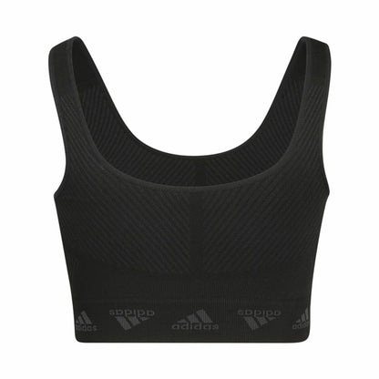 Sports Bra Adidas Aeroknit Black